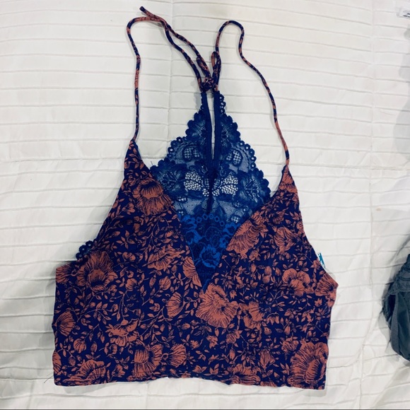 Intimately FP Century Lace Brami in Royal Combo - Picture 4 of 9